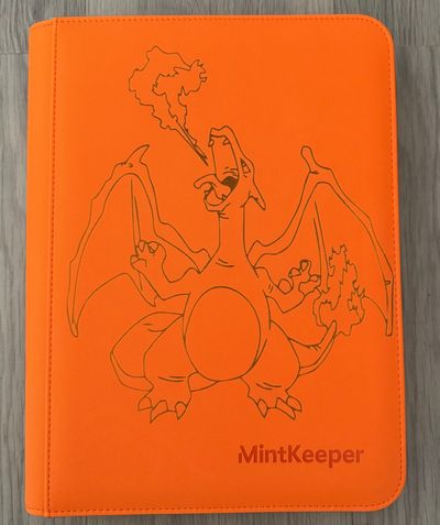 Orange Mint keeper Card Binder
