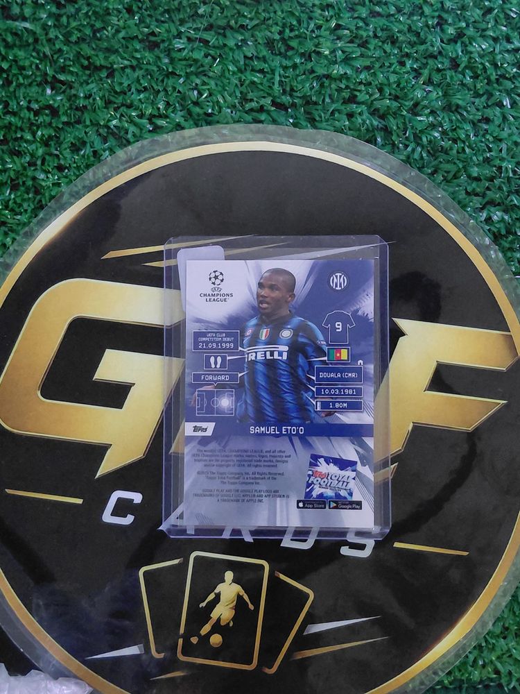 Samuel Eto' topps football 23 24 imagen 2
