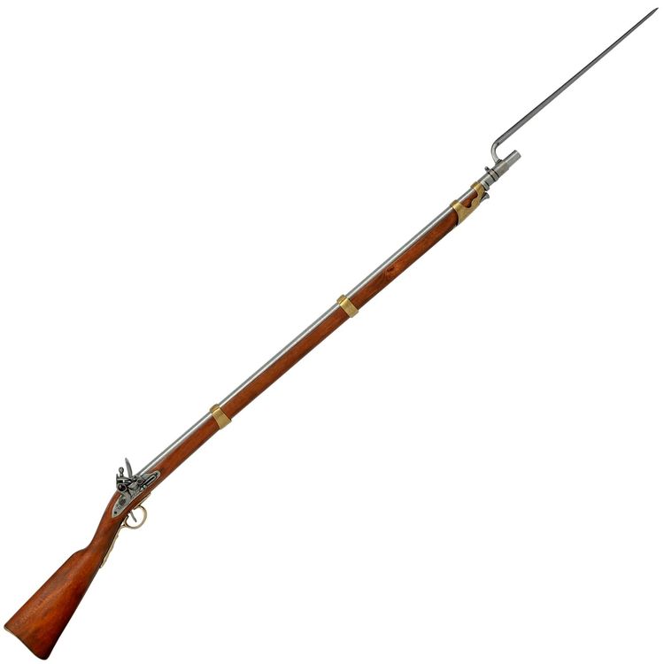 Napoleonic Rifle & Bayonet (1806) Denix Replica G1036 image 1