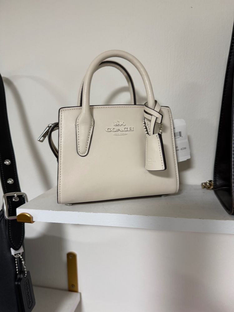 Coach Small Beige Handbag