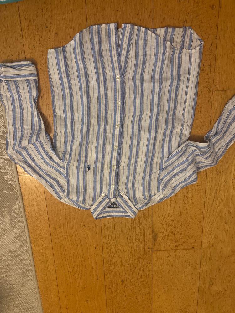 Striped Button-Up Shirt