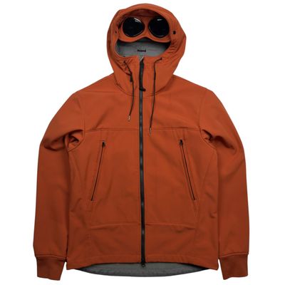 C.P. Company Soft Shell Goggle Jacket - Orange