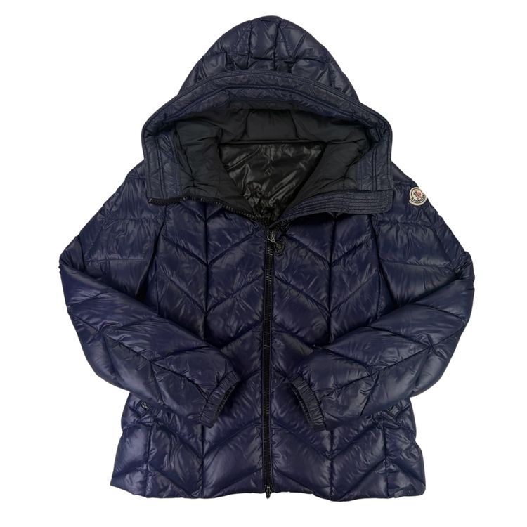 Moncler Women’s Badete Navy Zip-up Jacket - Size 4