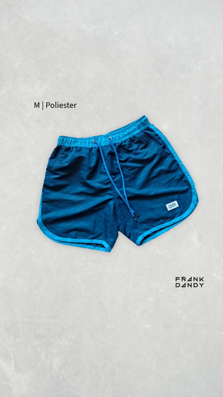 Frank Dandy swimming shorts Blue Polyester Shorts
