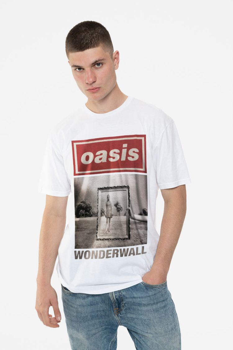 Oasis Wonderwall Single Cover T Shirt image 1
