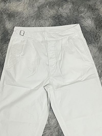 RL Baggy White Relaxed Fit Pants