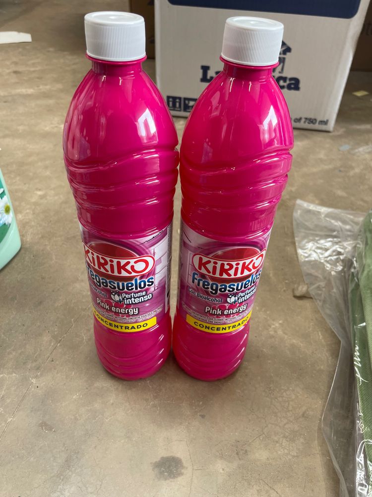2X SPANISH Pink FLOOR CLEANER image 1