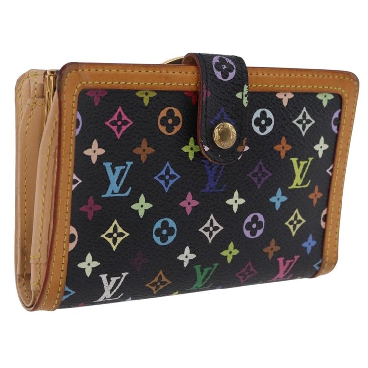 LOUIS VUITTON Monogram Multicolor Portefeuille Viennois M92988 Auth 210343A - Jerrillo