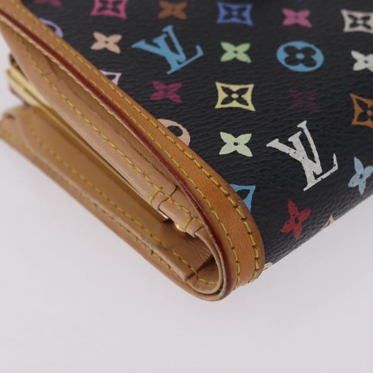 LOUIS VUITTON Monogram Multicolor Portefeuille Viennois M92988 Auth 210343A - Jerrillo image 9