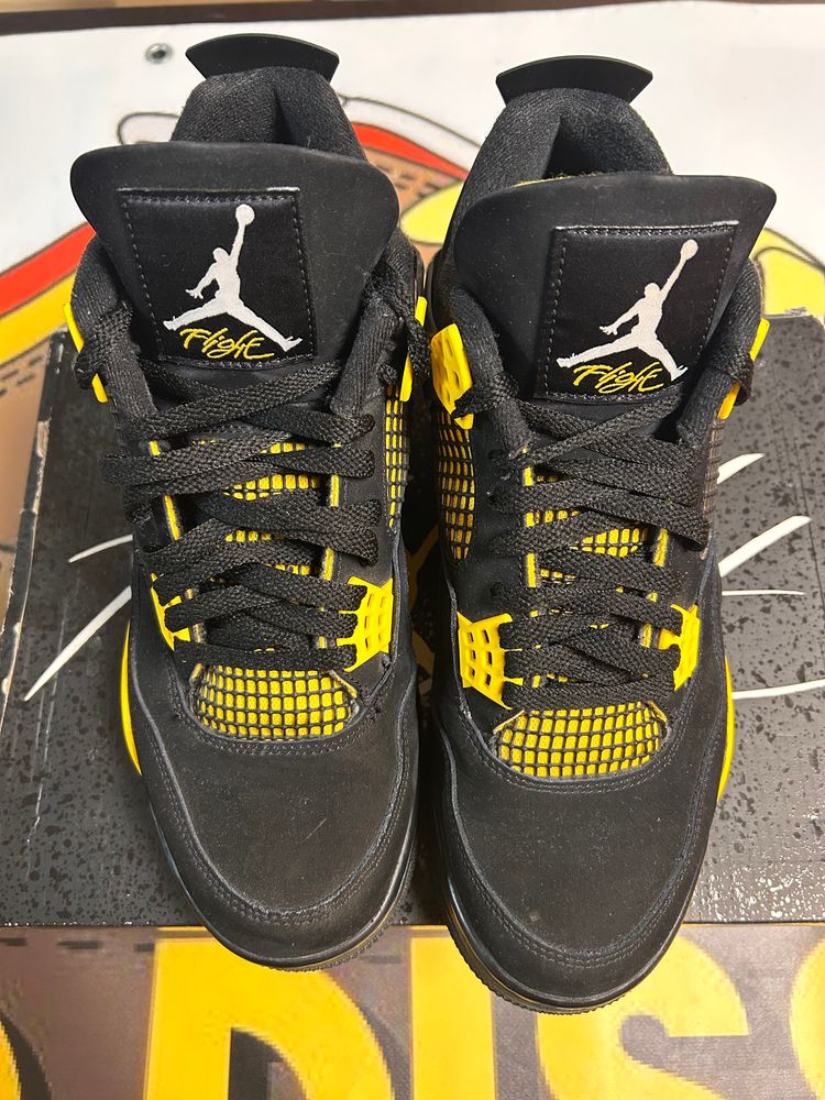 Air Jordan 4 Retro Yellow Thunder 44.5 imagen 3