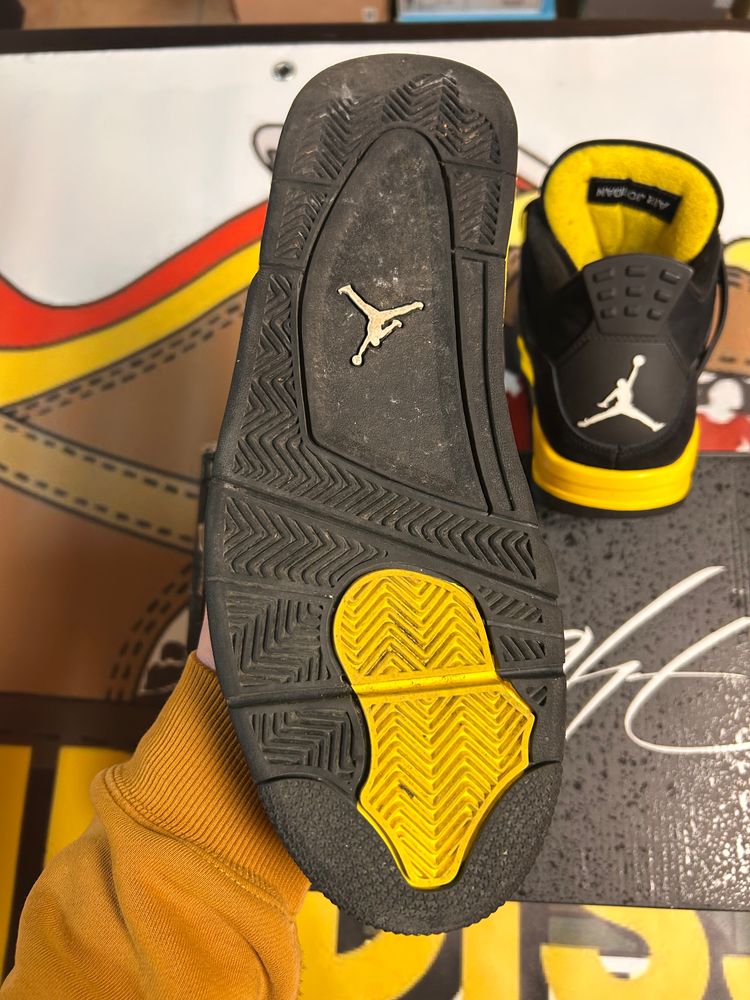 Air Jordan 4 Retro Yellow Thunder 44.5 imagen 5
