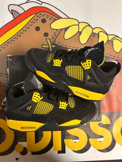 Air Jordan 4 Retro Yellow Thunder 44.5