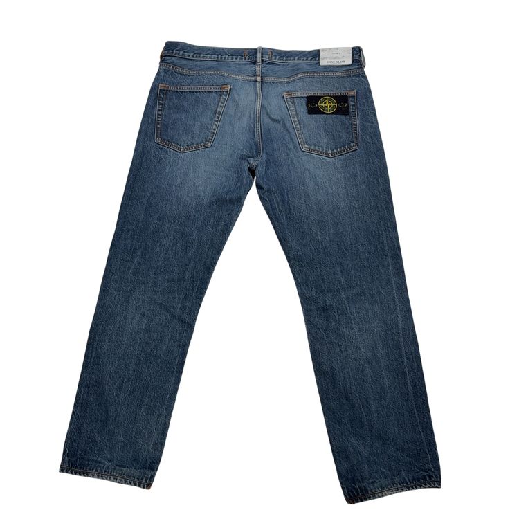 Stone Island Patch Jeans Blue Trousers