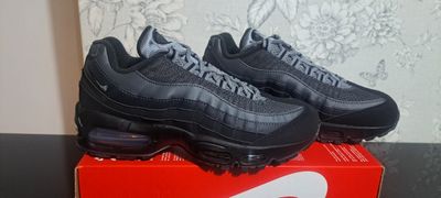 Nike Air Max 95 Big Bubble UK 6 EUR 40 Black Metalic Silver Brand New Box No Lid