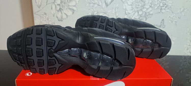 Nike Air Max 95 Big Bubble UK 6 EUR 40 Black Metalic Silver Brand New Box No Lid image 5