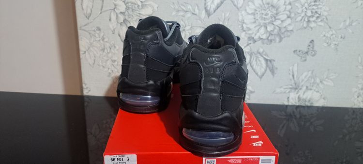 Nike Air Max 95 Big Bubble UK 6 EUR 40 Black Metalic Silver Brand New Box No Lid image 4