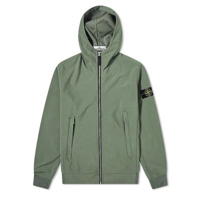 Stone Island Soft Shell Khaki Small NS BNWT RRP £690