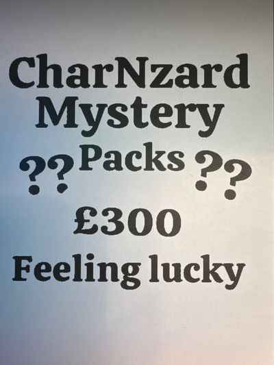 Charnzard Mystery Packs £300