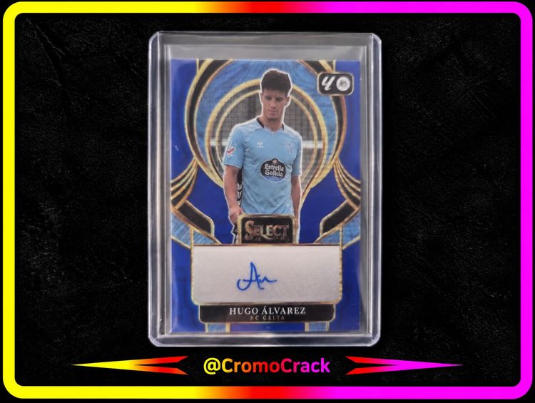 Immagine di AUTO/ Hugo Álvarez Blue Prizm Panini Select La Liga 2025/26 1