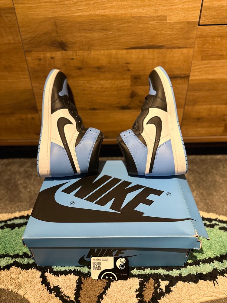 Jordan 1 Retro High “UNC Toe ” U.K. 12 image 4