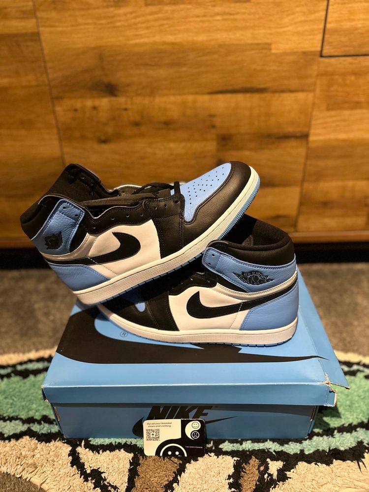 Jordan 1 Retro High “UNC Toe ” U.K. 12 image 2