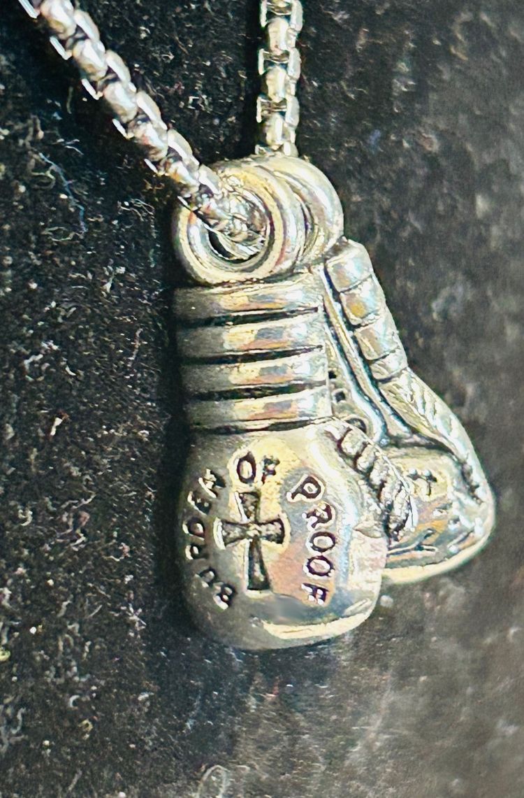 Boxing Gloves Necklace Pendant 2