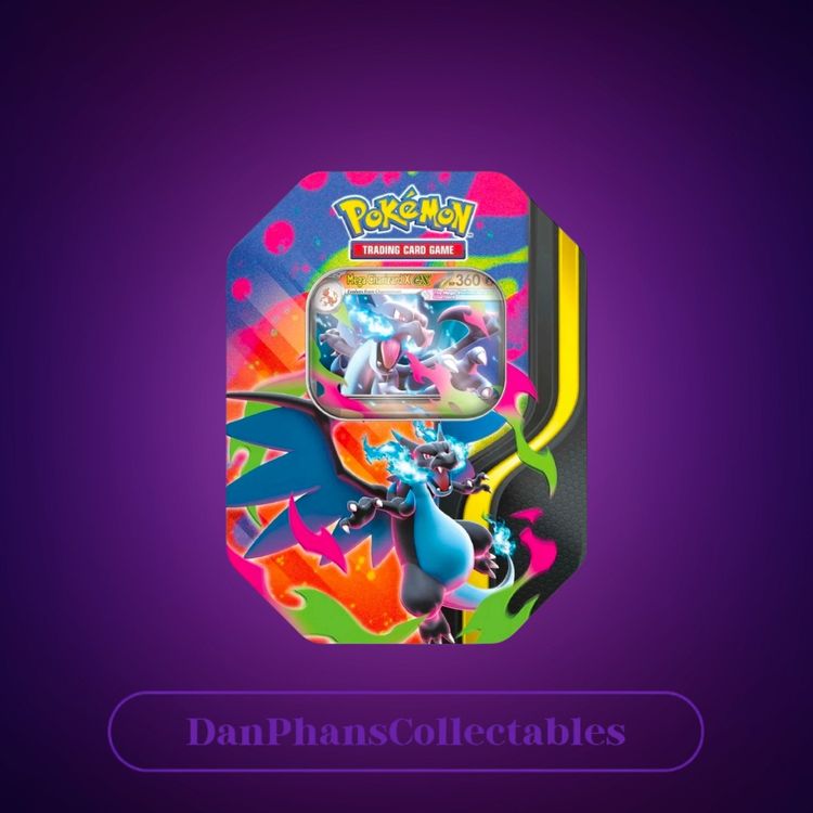 Pokémon Mega Charizard X EX Tin