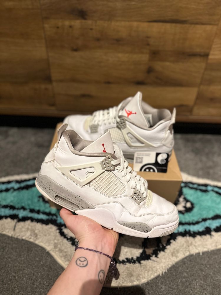 Nike Air Jordan 4 “white Oreo ” U.K. 12