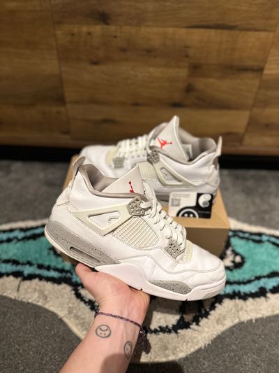 Nike Air Jordan 4 “white Oreo ” U.K. 12