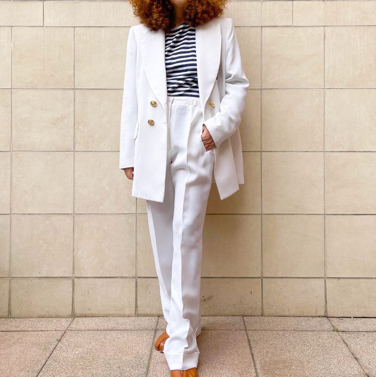 Pierre Balmain Completo Royal Navy bianco 80s product image