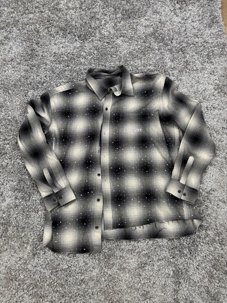Other Black And White Plaid Button-Up Shirt product image