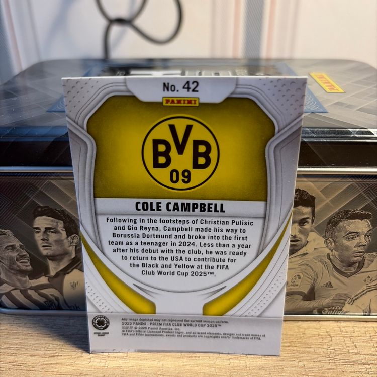Immagine di Cole Campbell Borussia Dortmund Football Trading Card 2