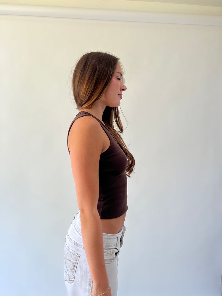 back to school drop | small brown old label zara cami top 3