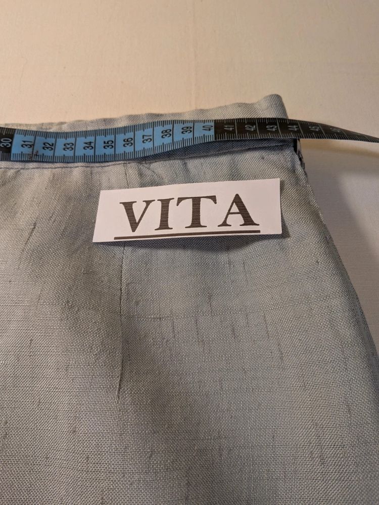 Completo vintage grigio chiaro effetto seta image 6