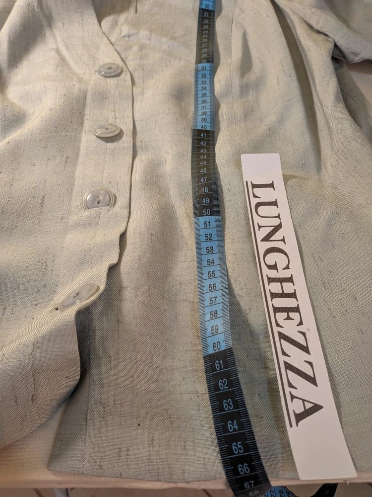 Completo vintage grigio chiaro effetto seta image 4
