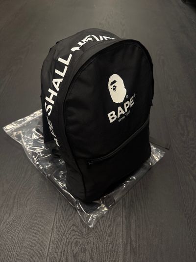 Bape Black Backpack (£85+ bag)
