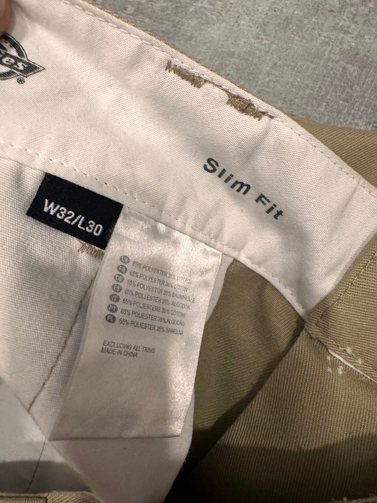 Dickies Slim Fit Khaki Pants 4