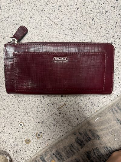 Coach Burgundy Wallet