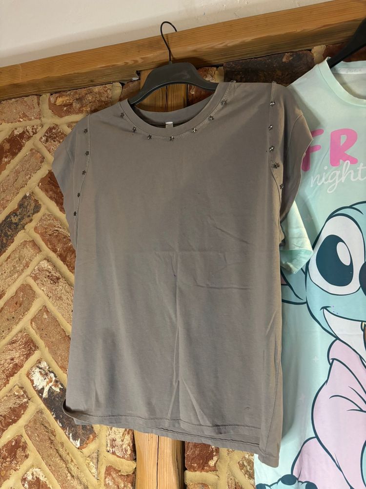 Other Grey Studded Sleeveless Top product image