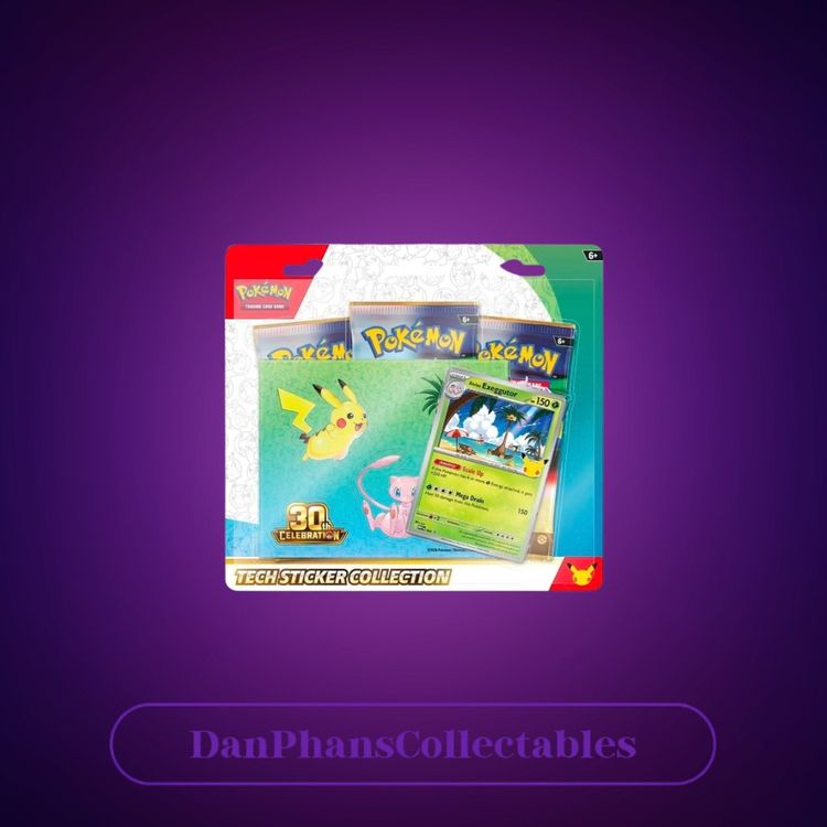 Pokémon 30th Celebration Tech Sticker Collection image 1
