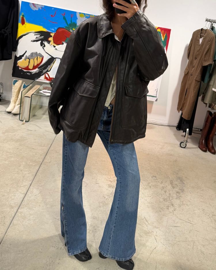 The Enola leather jacket 4
