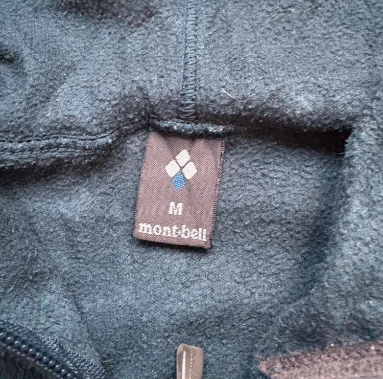 Mont-Bell Blue Fleece Zip-Up Hoodie image 3