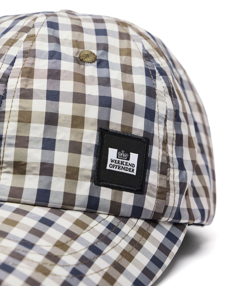 Weekend Offender Clay Baseball Cap Mid House Check 4
