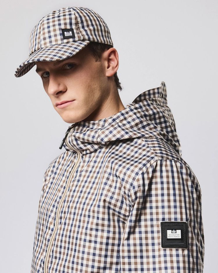 Weekend Offender Clay Baseball Cap Mid House Check 3