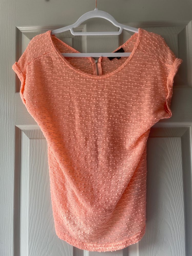 New Look Women'S Textured Short Sleeve Top