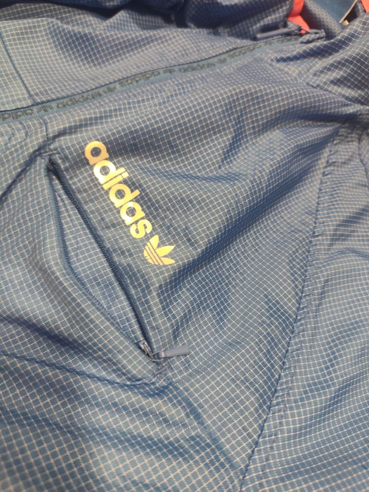 Adidas Blue Lightweight Jacket image 3