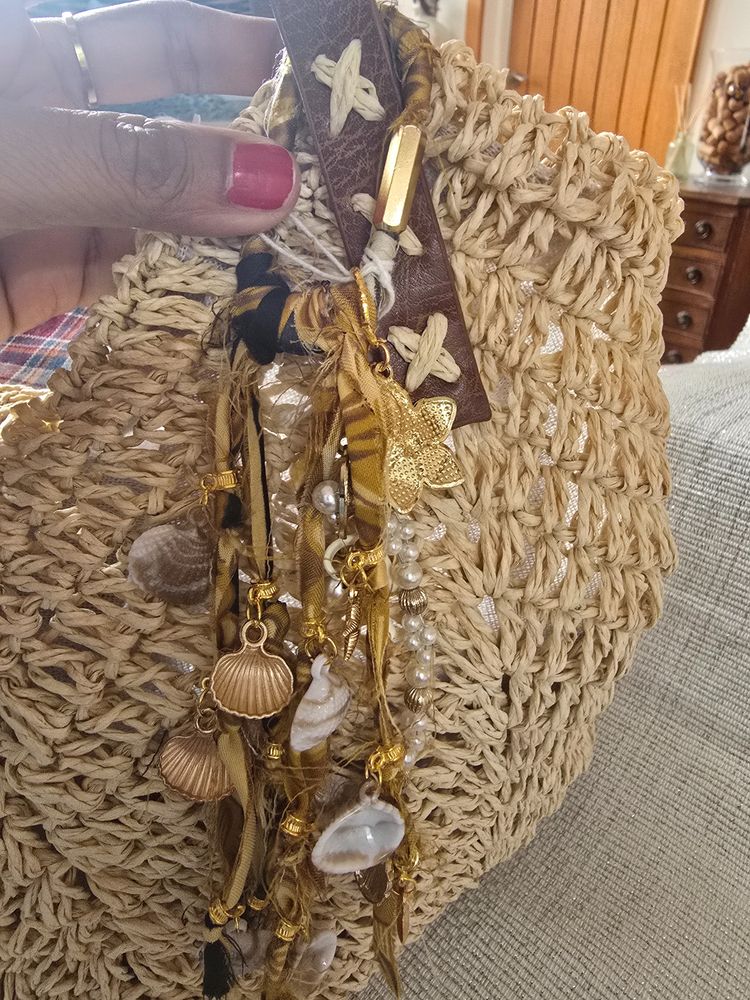 Decorative Bag Charms With Shells And Beads image 6