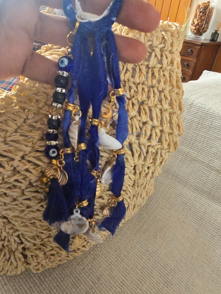 Decorative Bag Charms With Shells And Beads image 5