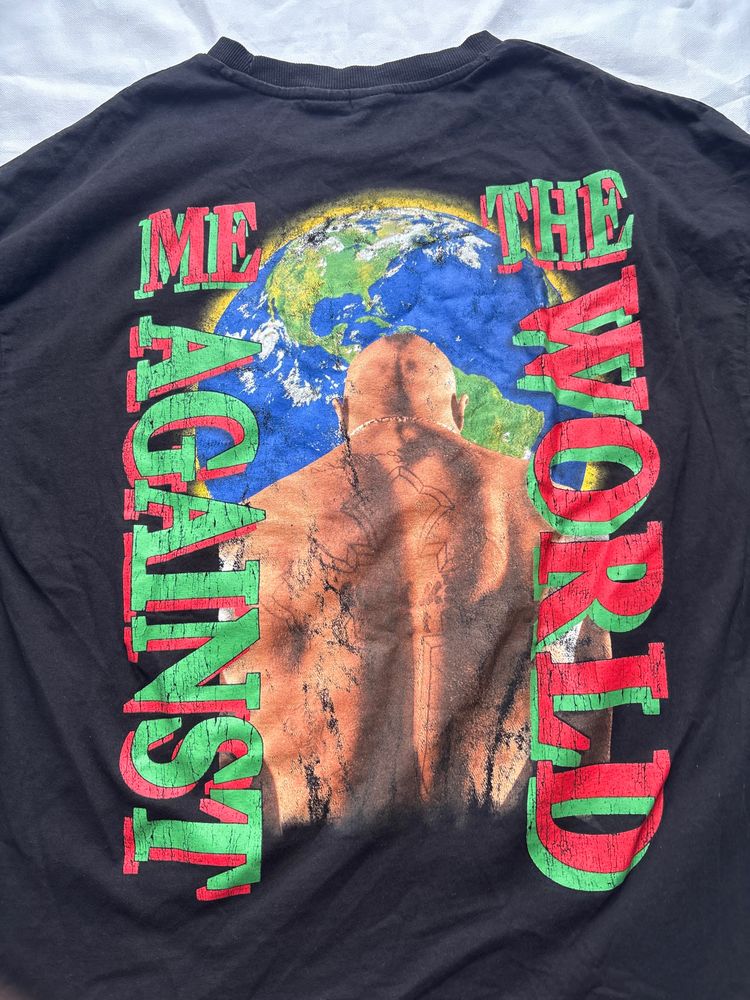 Bershka Tupac Forever Black T-Shirt 4