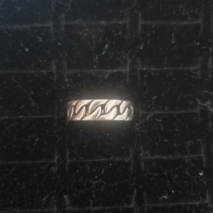 Silver Chain Link Ring
